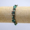 Chrysocolla Stone Bracelet on Elastic, Chip Beads, Diameter 10mm, Length 18cm