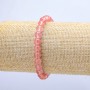Synthetic Chalcedony Round Bead Bracelet on Elastic, diameter 6(+-)mm, length 18cm+