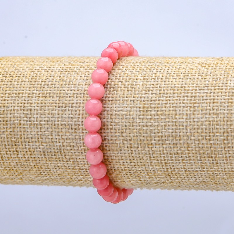 Tourmaline Smooth Bead Stretch Bracelet, Diameter 6mm+/-, Length 18cm+