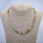Brazilian Agate Smooth Bead Necklace, Diameter 6mm, Length 45cm+