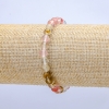 Natural Chalcedony Assorted Bead Stretch Bracelet, Diameter 6mm(+/-), Length 18cm+