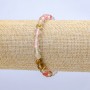 Natural Chalcedony Assorted Bead Stretch Bracelet, Diameter 6mm(+/-), Length 18cm+