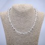 Rock Crystal Necklace, smooth round beads, diameter 10mm+/-, length 45cm+