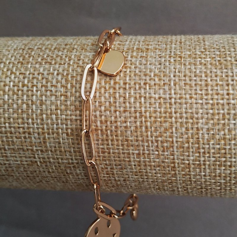 Xuping Bracelet 18K Gold Plating, length 17-19cm, thickness 4mm+