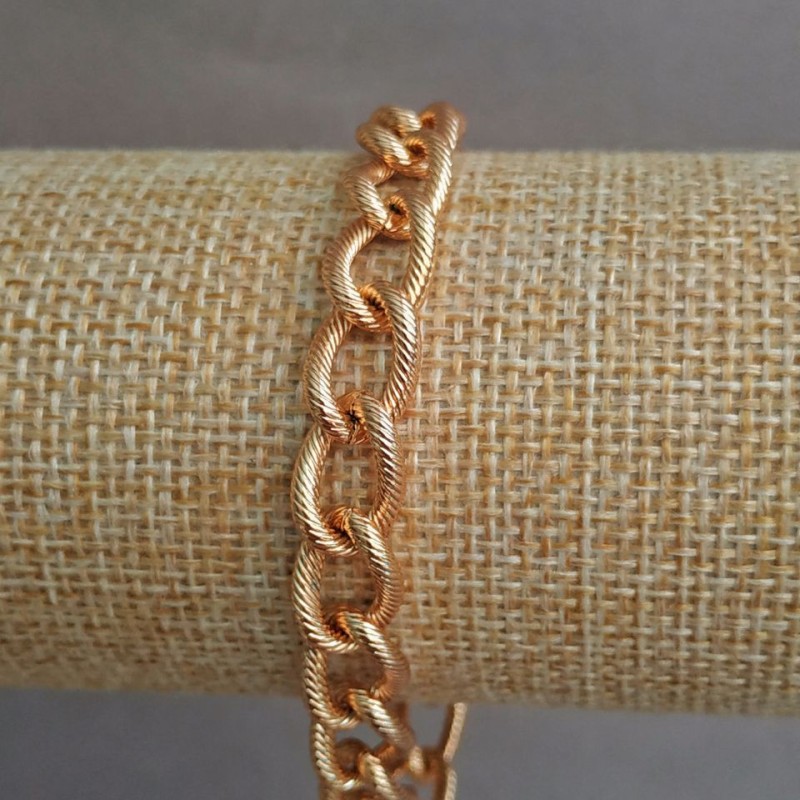 Xuping Bracelet 18K Gold Plating, length 19cm, thickness 8.5mm+