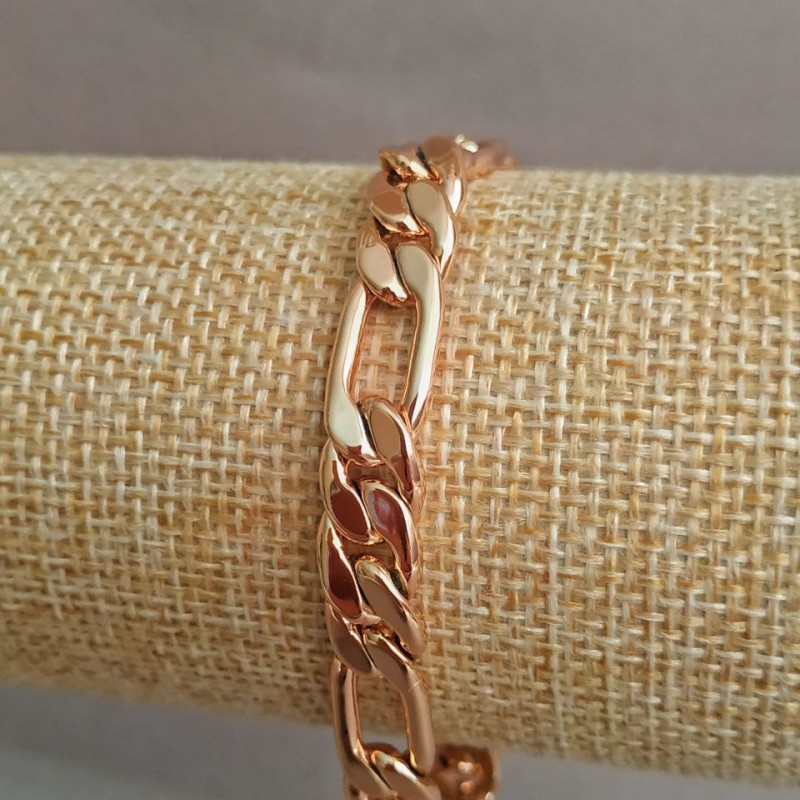 Xuping Bracelet 18K Gold Plating, length 19cm, thickness 8mm+