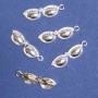 Jewellery Findings Glasses Pendant for Costume Jewellery 32x9mm, Pack of 5