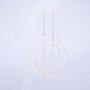 Xuping Earrings 18K Gold-Plated, Diameter 45mm, Length 19cm +