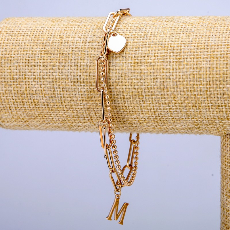 Xuping Bracelet 18K Gold-Plated, Thickness 5mm+-, Length 17-21cm+