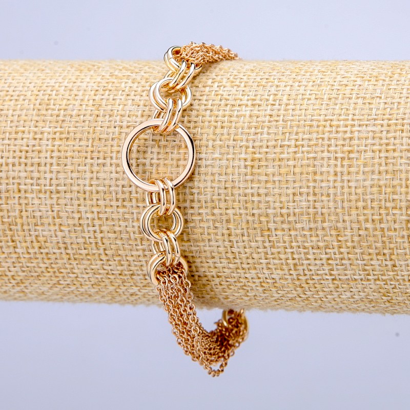 Xuping Bracelet 18K Gold-Plated, Thickness 15mm+-, Length 18cm+
