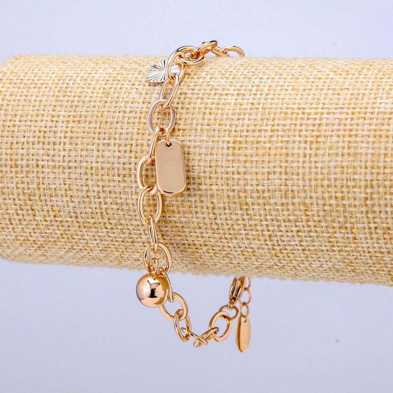 Xuping Bracelet 18K Gold Plated, thickness 6.5mm +/-, length 17-20cm +