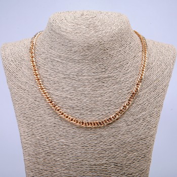Xuping Chain 18K Gold Plated, thickness 6mm +/-, length 46cm +