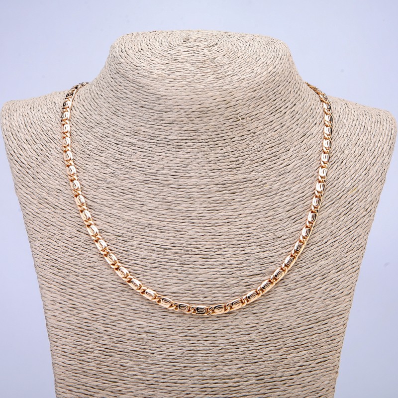 Xuping Chain 18K Gold Plated, thickness 4.5mm +/-, length 48cm +