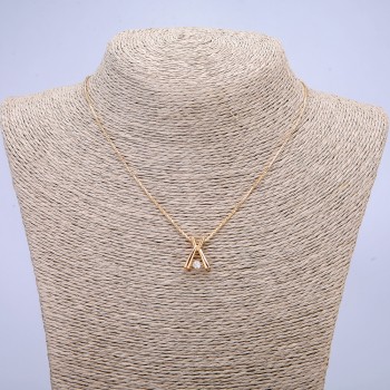 Xuping Chain 18K Gold Plated with Pendant, thickness 1.2mm +/-, length 44cm +