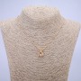 Xuping Chain 18K Gold Plated with Pendant, thickness 1.2mm +/-, length 44cm +