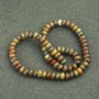 Beads on a Strand Natural Stone Picasso Jasper Smooth Rondelle, diameter 8x5mm +/-, length 40cm+