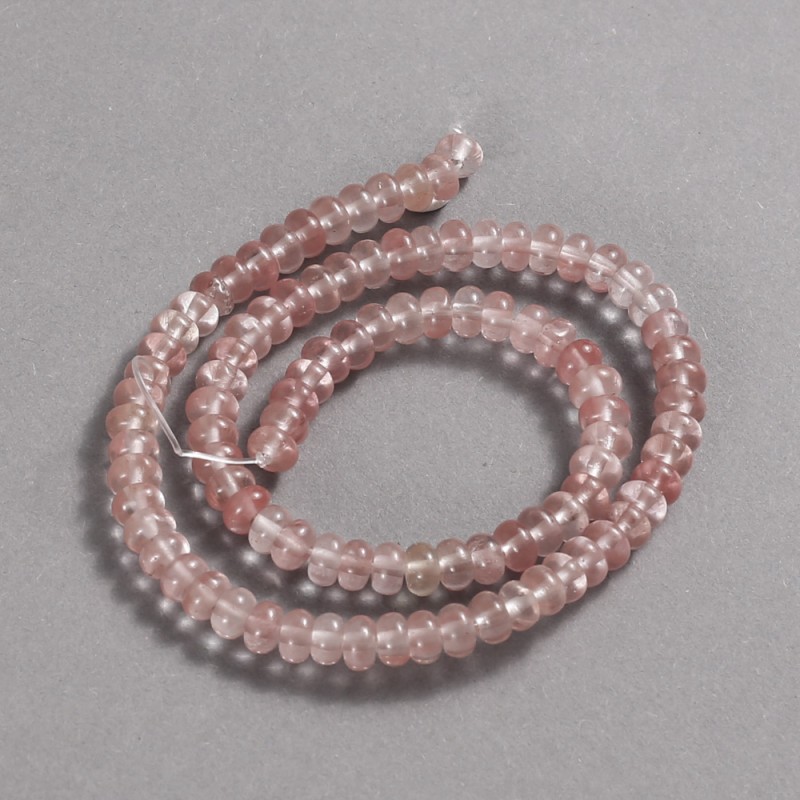 Beads on a Strand Chalcedony, diameter 6x4mm +/-, length 39cm+