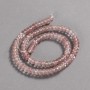 Beads on a Strand Chalcedony, diameter 6x4mm +/-, length 39cm+