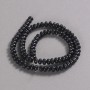 Aventurine Blue Sand Night of Cairo Smooth Rondelle Natural Stone Beads on a Thread, diameter 6x4mm +/-, length 39cm +