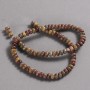 Natural Jasper Stone Beads on a Thread, diameter 6x4mm +/-, length 39cm +