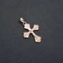 Xuping Pendant 18K Gold Plating Cross, 29x18mm diameter +