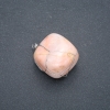 Silver-Wrapped Pendant with Natural Selenite, 40x28mm diameter +/- assorted sizes