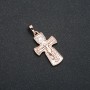 Xuping Pendant 18K Gold Plated Cross, diameter 29x15mm+