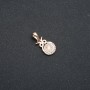 Xuping Pendant 18K Gold-Plated with White Rhinestones, 20x9mm diameter +