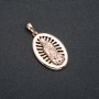Xuping Pendant 18K Gold-Plated Icon, 34x18mm diameter +