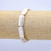 Baroque Pearl Bracelet on Elastic, diameter 9x21mm+-, length 18cm+