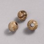 Pandora Bead Natural Stone Landscape Jasper 14x12mm +/-, hole diameter 5.5mm +