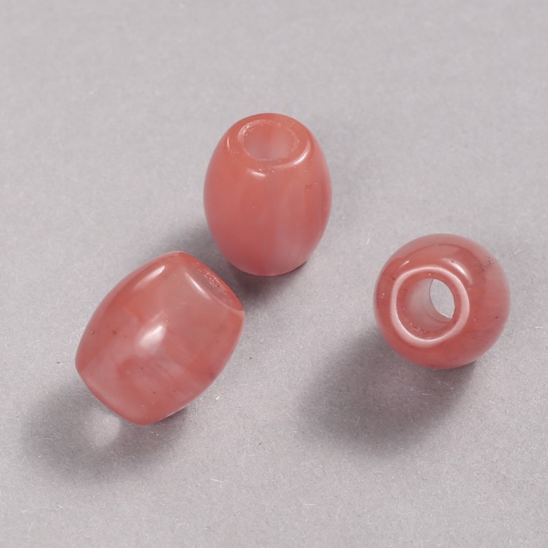 Pandora Bead Natural Stone Watermelon Tourmaline 16.5x15.5mm + -, hole diameter 5.5mm +