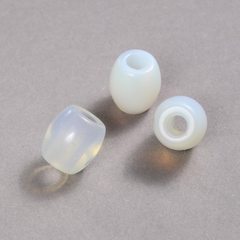 Pandora Bead Moonstone 16.5x15.5mm +/-, hole diameter 5.5mm+