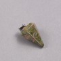 Pendulum Pendant made of natural Unakite Jasper 14x22x30mm+