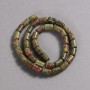 Beads on Thread Natural Stone Jasper Heliotrope Unakite Smooth Cylinder, Diameter 10x6mm +/-, Length 41cm +