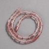 Natural Stone Chalcedony Beads on Thread, Smooth Cylinder, Diameter 10x6mm +/-, Length 41cm+