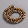 Natural Stone Picture Jasper Beads on Thread, Smooth Rondelle, Diameter 9x7mm +/-, Length 39cm+