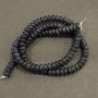 Beads on a Thread Blue Sand Aventurine Night of Cairo Smooth Rondelle, diameter 6x3mm +/-, length 39cm +