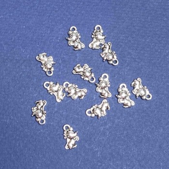 Findings "Mouse" Pendant 6x12mm pack 20g +/- 30pcs