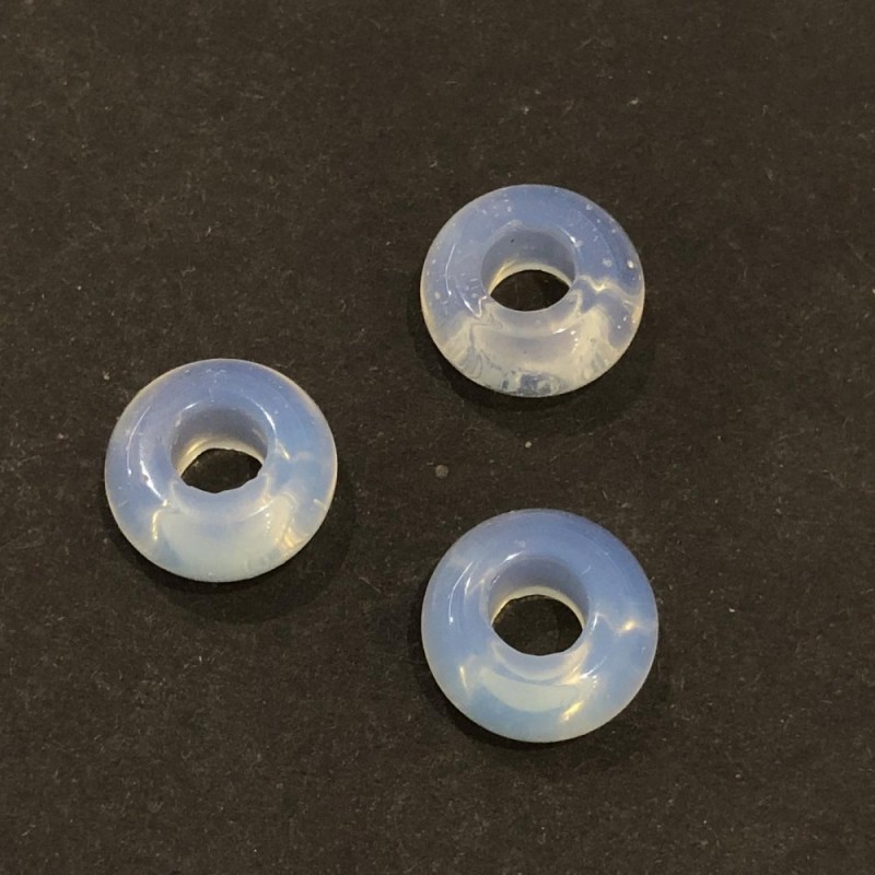 Pandora Bead Moonstone 14x7mm, Hole Diameter 5.5mm+