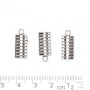 Findings Pendant "Abacus" metal colour "silver" pkg. 20g +/-35pcs