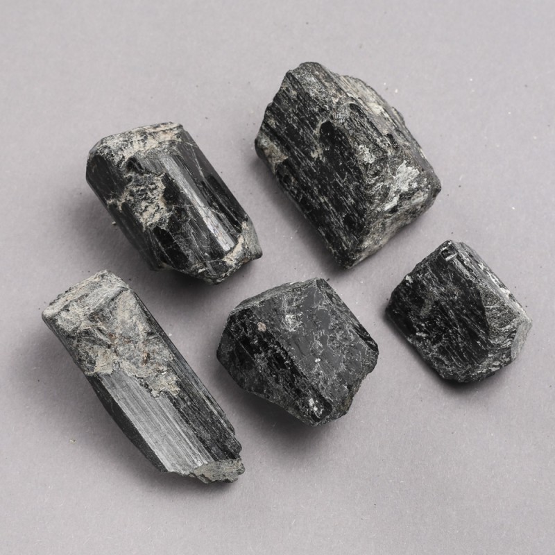 Souvenir Raw Tourmaline Schorl Stone, weight from 30g. (price per 100g.)