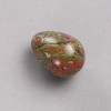 Souvenir Egg, Natural Stone Jasper Heliotrope Unakite, diameter 35x25mm+