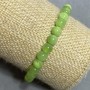 Onyx Smooth Bead Natural Stone Bracelet on Elastic Band, diameter 6mm+