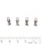 Findings Dog Pendant 12x6mm pack 20g +/- 37pcs