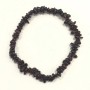 Bracelet made of Natural Garnet Chips, Diameter 5(+-)mm on Elastic, Length 18cm