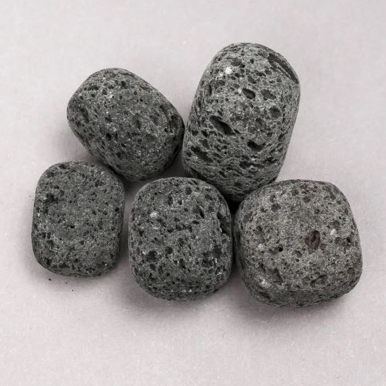 Natural Souvenir Lava Stones, diameter 22x20mm+- (100g pack)