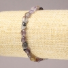 Elastic Bracelet with Natural Ametrine Tumbled Stones, diameter 7x5mm