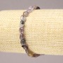 Elastic Bracelet with Natural Ametrine Tumbled Stones, diameter 7x5mm