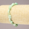 Elastic Bracelet with Natural Chrysoprase Tumbled Stones, diameter 8x10mm+